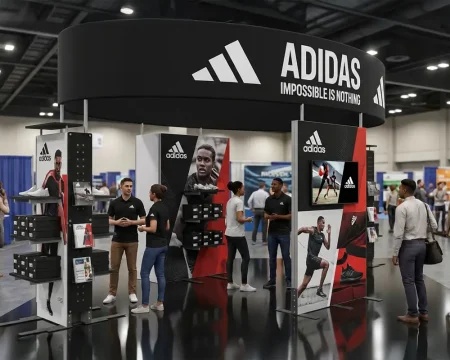 20' Modular Trade Show Booth - Hybrid Pro Island 32 - Airborne Visuals